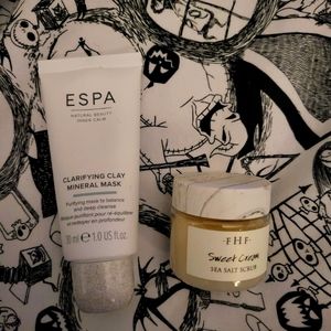 NEW Espa Clarifying Mask & Farmhouse Fresh Sea Salt Scrub Sample